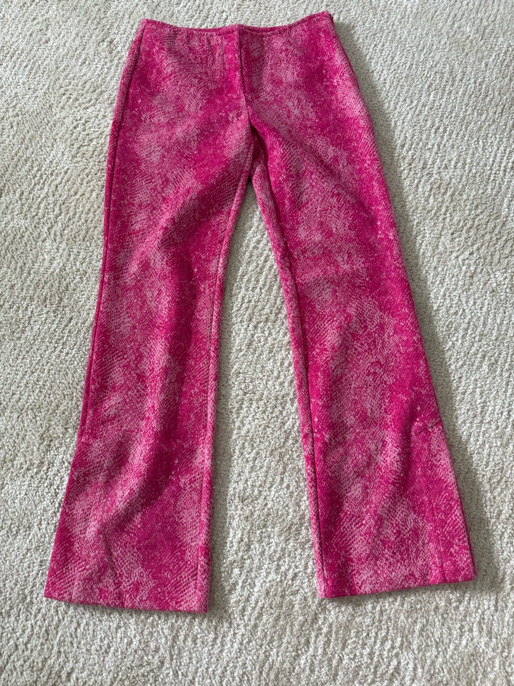 Urban Outfitters Hot Pink Snakeskin Pants